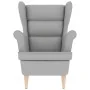 Sillón de tela gris nube 74x84x100 cm by , Armchairs - Ref: Foro24-4016905, Price: 221,07 €, Discount: %