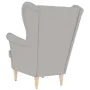 Sillón de tela gris nube 74x84x100 cm by , Armchairs - Ref: Foro24-4016905, Price: 221,07 €, Discount: %