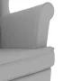Sillón de tela gris nube 74x84x100 cm by , Armchairs - Ref: Foro24-4016905, Price: 221,07 €, Discount: %