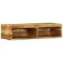 Mueble de TV de pared madera maciza de acacia 80x30x19 cm de , Almacenamiento para CD y DVD - Ref: Foro24-4017478, Precio: 68...