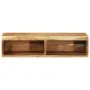 Mueble de TV de pared madera maciza de acacia 80x30x19 cm de , Almacenamiento para CD y DVD - Ref: Foro24-4017478, Precio: 68...