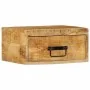 Mesita de noche de pared madera maciza de mango rugosa de , Mesitas de noche - Ref: Foro24-4017452, Precio: 68,64 €, Descuent...