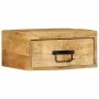 Mesita de noche de pared madera maciza de mango rugosa de , Mesitas de noche - Ref: Foro24-4017452, Precio: 68,64 €, Descuent...
