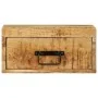 Mesita de noche de pared madera maciza de mango rugosa de , Mesitas de noche - Ref: Foro24-4017452, Precio: 68,64 €, Descuent...