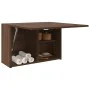 Mueble de pared baño madera ingeniería roble marrón 60x25x40 cm by , bathroom vanities - Ref: Foro24-860073, Price: 43,77 €, ...