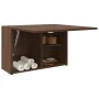 Mueble de pared baño madera ingeniería roble marrón 60x25x40 cm by , bathroom vanities - Ref: Foro24-860073, Price: 43,77 €, ...