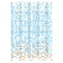 EISL Cortina de ducha con mosaico azul y naranja 200x180x0,2 cm de , Cortinas de ducha - Ref: Foro24-438833, Precio: 22,25 €,...