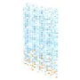 EISL Cortina de ducha con mosaico azul y naranja 200x180x0,2 cm de , Cortinas de ducha - Ref: Foro24-438833, Precio: 22,25 €,...