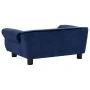 Sofá para perros felpa azul 72x45x30 cm de , Camas para perros - Ref: Foro24-171040, Precio: 108,36 €, Descuento: %