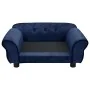 Sofá para perros felpa azul 72x45x30 cm de , Camas para perros - Ref: Foro24-171040, Precio: 108,36 €, Descuento: %