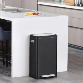 EKO Cubo de basura con pedal X-Cube 30 L negro by , Waste containers - Ref: Foro24-439998, Price: 117,24 €, Discount: %