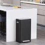 EKO Cubo de basura con pedal X-Cube 30 L negro de , Contenedores de residuos - Ref: Foro24-439998, Precio: 117,24 €, Descuent...