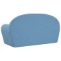 Sofá para niños de 2 plazas de felpa suave azul by , Baby and Toddler Furniture - Ref: Foro24-356990, Price: 46,52 €, Discoun...