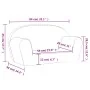 Sofá para niños de 2 plazas de felpa suave azul by , Baby and Toddler Furniture - Ref: Foro24-356990, Price: 46,52 €, Discoun...