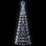 Árbol de Navidad LED 200 LEDs blanco frío 182 cm de , Arboles de navidad - Ref: Foro24-4016449, Precio: 44,88 €, Descuento: %