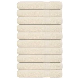 Toallas de sauna 10 uds 100% algodón crema 80x200 cm 360 gsm de , Toallas - Ref: Foro24-137009, Precio: 110,78 €, Descuento: %
