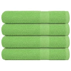 Toallas 4 uds verde manzana 100x200 cm 360 gsm de , Toallas - Ref: Foro24-137035, Precio: 57,34 €, Descuento: %