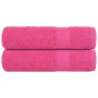 Toallas de ducha 2 uds 100% algodón rosa 70x140 cm 360 gsm de , Toallas - Ref: Foro24-137049, Precio: 23,90 €, Descuento: %