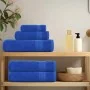 Juego de toallas 8 piezas 100% algodón azul 360 gsm de , Toallas de baño y manoplas - Ref: Foro24-137063, Precio: 36,54 €, De...