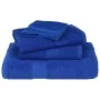 Juego de toallas 8 piezas 100% algodón azul 360 gsm de , Toallas de baño y manoplas - Ref: Foro24-137063, Precio: 36,54 €, De...