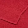 Juego de toallas 6 piezas 100% algodón rojo 360 gsm de , Toallas de baño y manoplas - Ref: Foro24-137089, Precio: 37,06 €, De...