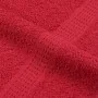 Juego de toallas 6 piezas 100% algodón rojo 360 gsm de , Toallas de baño y manoplas - Ref: Foro24-137089, Precio: 37,06 €, De...