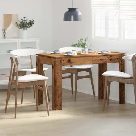 Mesa de comedor de madera contrachapada madera vieja de , Mesas de cocina y de comedor - Ref: Foro24-855902, Precio: 95,30 €,...