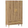 Aparador alto de madera contrachapada artesano roble de , Aparadores - Ref: Foro24-856915, Precio: 102,86 €, Descuento: %