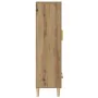 Aparador alto de madera contrachapada artesano roble de , Aparadores - Ref: Foro24-856915, Precio: 102,86 €, Descuento: %