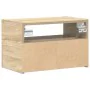 Mesita de noche de pared color roble ahumado 45x26x28,5 cm de , Mesitas de noche - Ref: Foro24-858600, Precio: 40,89 €, Descu...