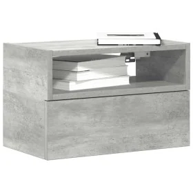 Mesita de noche de pared color gris hormigón 45x26x28,5 cm by , Nightstands - Ref: Foro24-858602, Price: 36,03 €, Discount: %