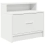 Mesilla de noche con cajón blanca 51x31x47 cm de , Mesitas de noche - Ref: Foro24-858668, Precio: 43,54 €, Descuento: %