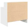Mesilla de noche con cajón blanca 51x31x47 cm de , Mesitas de noche - Ref: Foro24-858668, Precio: 43,54 €, Descuento: %