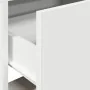 Mesilla de noche con cajón blanca 51x31x47 cm de , Mesitas de noche - Ref: Foro24-858668, Precio: 43,54 €, Descuento: %