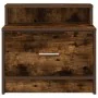Mesillas de noche con cajón 2 uds roble ahumado 51x31x47 cm by , Nightstands - Ref: Foro24-858677, Price: 70,68 €, Discount: %