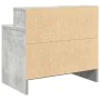 Mesillas de noche con cajón 2 uds gris hormigón 51x31x47 cm de , Mesitas de noche - Ref: Foro24-858675, Precio: 68,30 €, Desc...