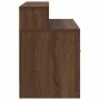Mesilla de noche con cajón roble marrón 51x31x47 cm de , Mesitas de noche - Ref: Foro24-858680, Precio: 44,71 €, Descuento: %