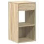 Mesillas de noche con cajón 2 uds roble sonoma 35x34x66,5 cm de , Mesitas de noche - Ref: Foro24-858718, Precio: 74,49 €, Des...