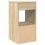 Mesillas de noche con cajón 2 uds roble sonoma 35x34x66,5 cm de , Mesitas de noche - Ref: Foro24-858718, Precio: 74,49 €, Des...