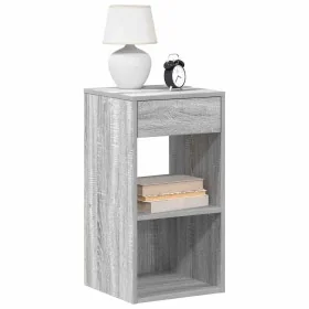 Mesillas de noche con cajón 2 uds gris sonoma 35x34x66,5 cm by , Nightstands - Ref: Foro24-858724, Price: 75,90 €, Discount: %