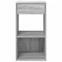Mesillas de noche con cajón 2 uds gris sonoma 35x34x66,5 cm by , Nightstands - Ref: Foro24-858724, Price: 75,90 €, Discount: %
