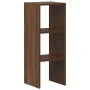 Librería apilable madera contrachapada roble marrón 30x30x80 cm de , Taquillas y armarios de almacenamiento - Ref: Foro24-858...