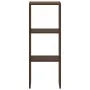 Librería apilable madera contrachapada roble marrón 30x30x80 cm de , Taquillas y armarios de almacenamiento - Ref: Foro24-858...