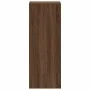 Librería apilable madera contrachapada roble marrón 30x30x80 cm de , Taquillas y armarios de almacenamiento - Ref: Foro24-858...