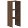 Librería apilable madera contrachapada roble marrón 30x30x80 cm de , Taquillas y armarios de almacenamiento - Ref: Foro24-858...