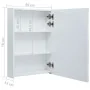 Mueble de baño con espejo LED 50x13x70 cm de vidaXL, Tocadores de baño - Ref: Foro24-285117, Precio: 102,95 €, Descuento: %