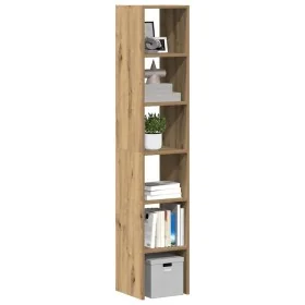 Estanterías 2uds apilables de madera ingeniería roble artesanal de , Taquillas y armarios de almacenamiento - Ref: Foro24-858...