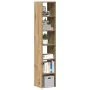 Estanterías 2uds apilables de madera ingeniería roble artesanal de , Taquillas y armarios de almacenamiento - Ref: Foro24-858...