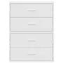 Armarios con 2 cajones 2 uds blanco 60x31x40 cm by , Drawers - Ref: Foro24-858822, Price: 89,70 €, Discount: %