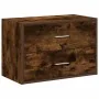 Armario con 2 cajones roble ahumado 60x31x40 cm de , Cajoneras - Ref: Foro24-858829, Precio: 53,11 €, Descuento: %